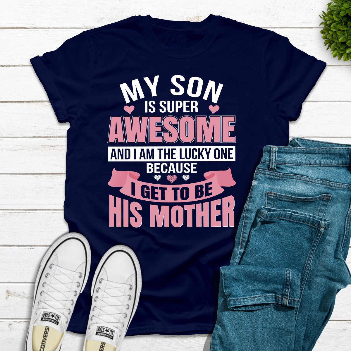 My Son Is Super Awesome T-Shirt MerchMallow