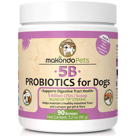 Probiotics for Dogs Puppies Extra Strength 9 Species 5 Billion CFU per Scoop of Best YouTube Store