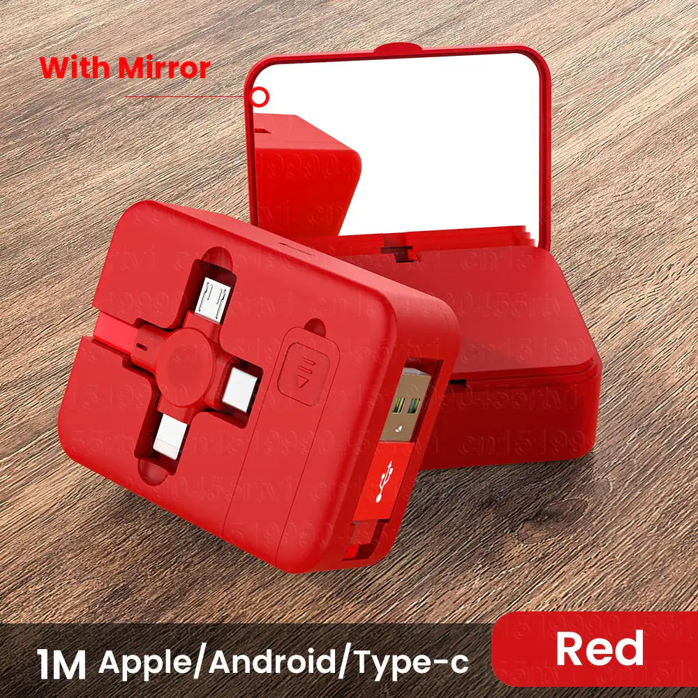 Indestructible 4 in 1 Ultra Turbo Retractable Charger - SmartCharger Pi-Mart