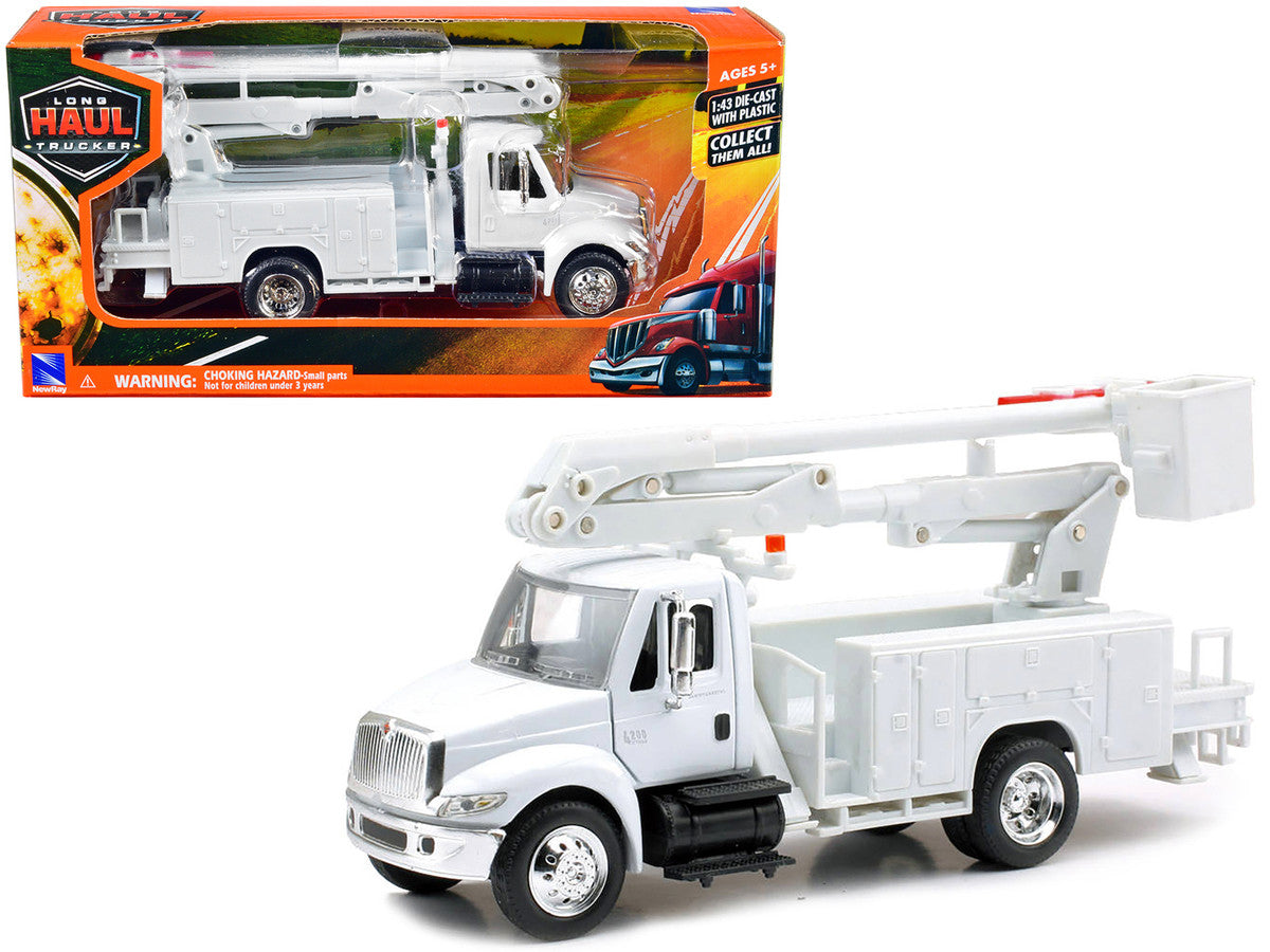 International 4200 Line Maintenance Service Truck White "Long Haul Trucker" Series 1/43 Diecast Model by New Ray New Ray