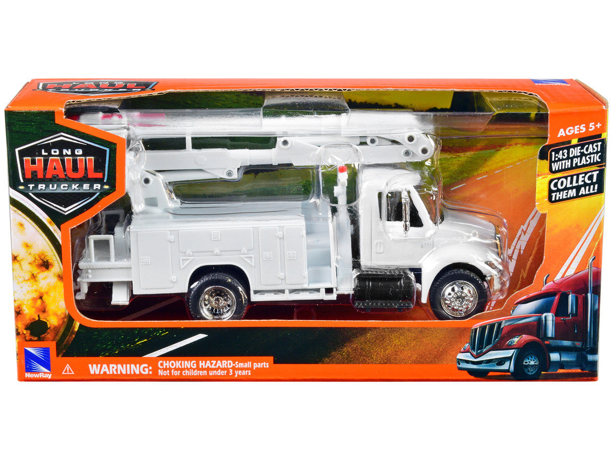 International 4200 Line Maintenance Service Truck White "Long Haul Trucker" Series 1/43 Diecast Model by New Ray New Ray