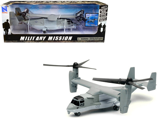 Bell Boeing V-22 Osprey Aircraft #02 Gray "US Air Force" "Military Mission" Series 1/72 Diecast Model by New Ray New Ray