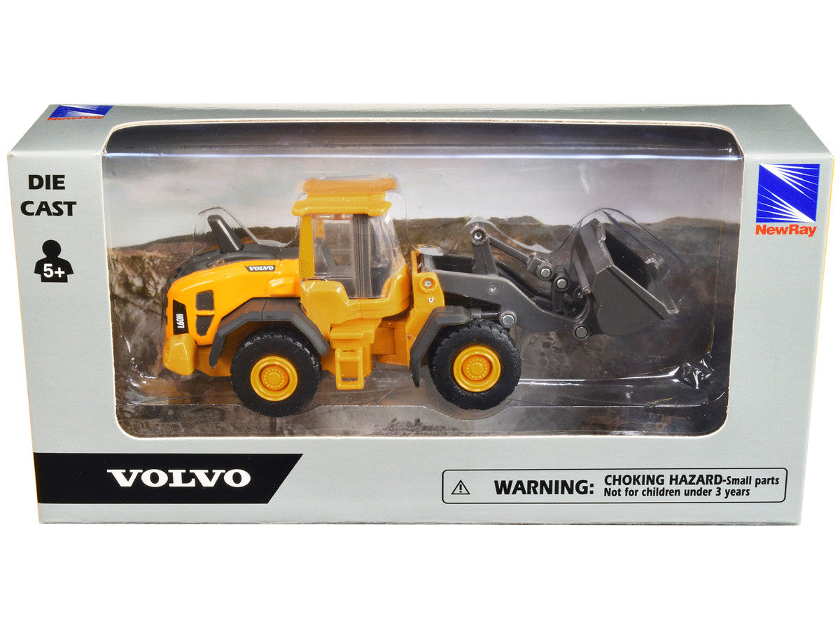 Volvo L60H Wheel Loader Yellow Diecast Model by New Ray New Ray