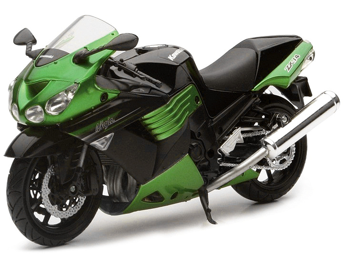 2011 Kawasaki ZX-14 Ninja Green Motorcycle Model 1/12 by New Ray New Ray