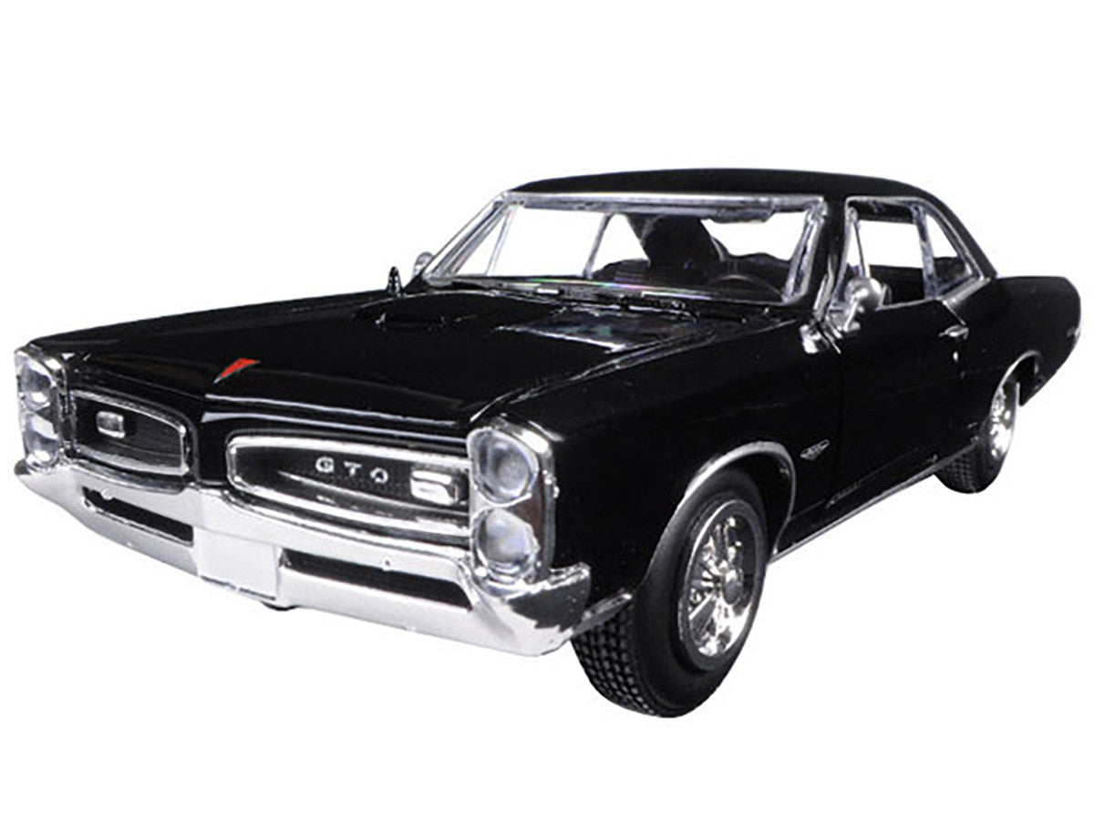1966 Pontiac GTO Black "Muscle Car Collection" 1/25 Diecast Model Car by New Ray New Ray