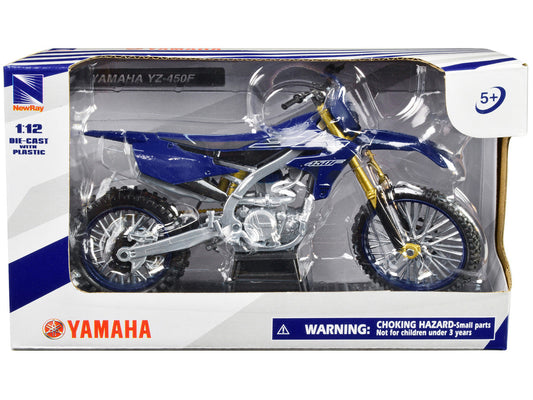 Yamaha YZ-450F Motorcycle Blue 1/12 Diecast Model by New Ray New Ray
