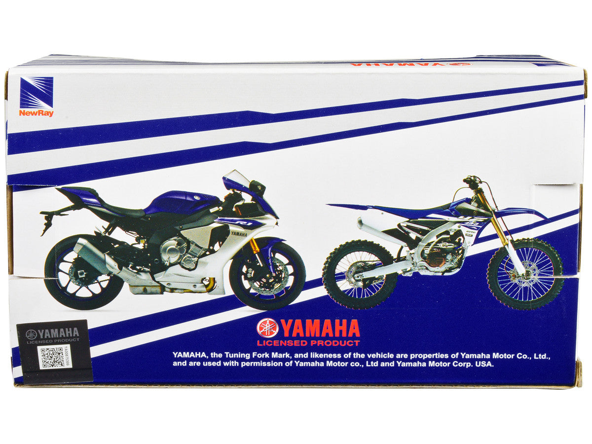 Yamaha YZ-450F Motorcycle Blue 1/12 Diecast Model by New Ray New Ray