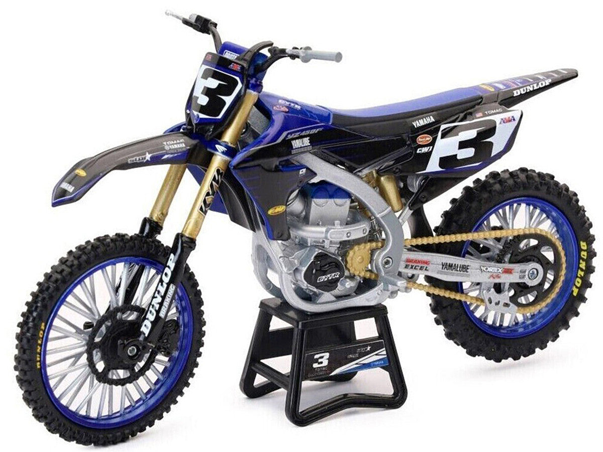 Yamaha YZ450F Championship Edition Motorcycle #3 Eli Tomac "Yamaha Factory Racing" 1/12 Diecast Model by New Ray New Ray