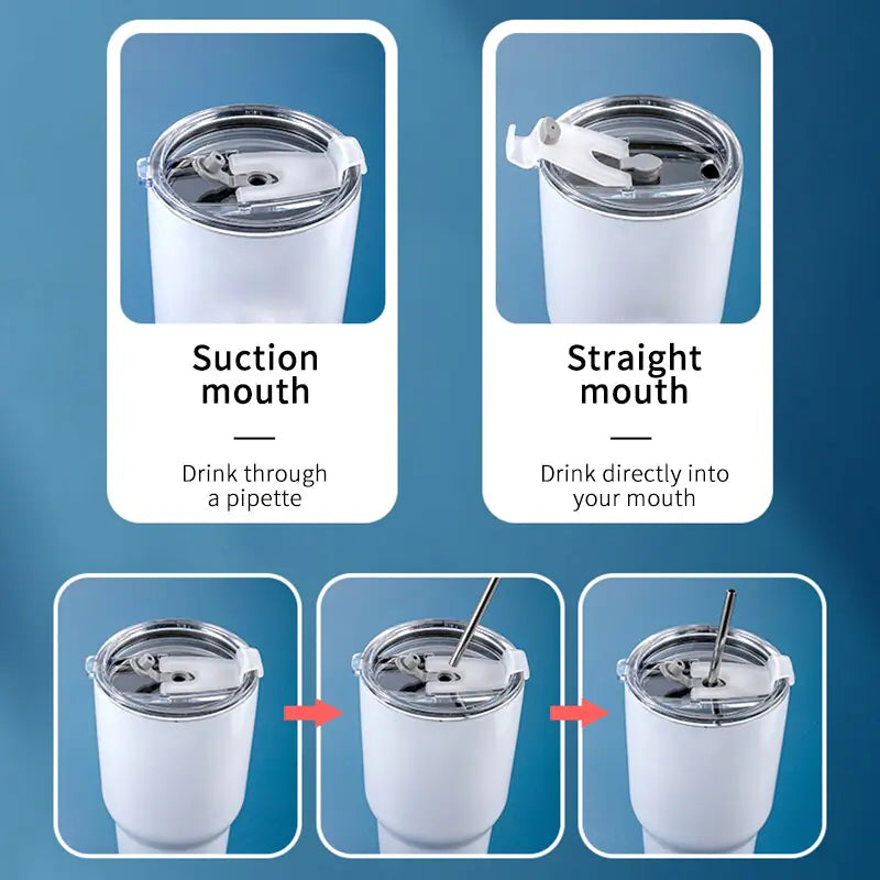 Thermos Tumbler Cups With Slider Lid Pi-Mart