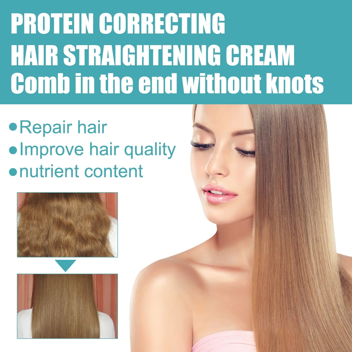 Keratin Hair Straightening Treatment Cream