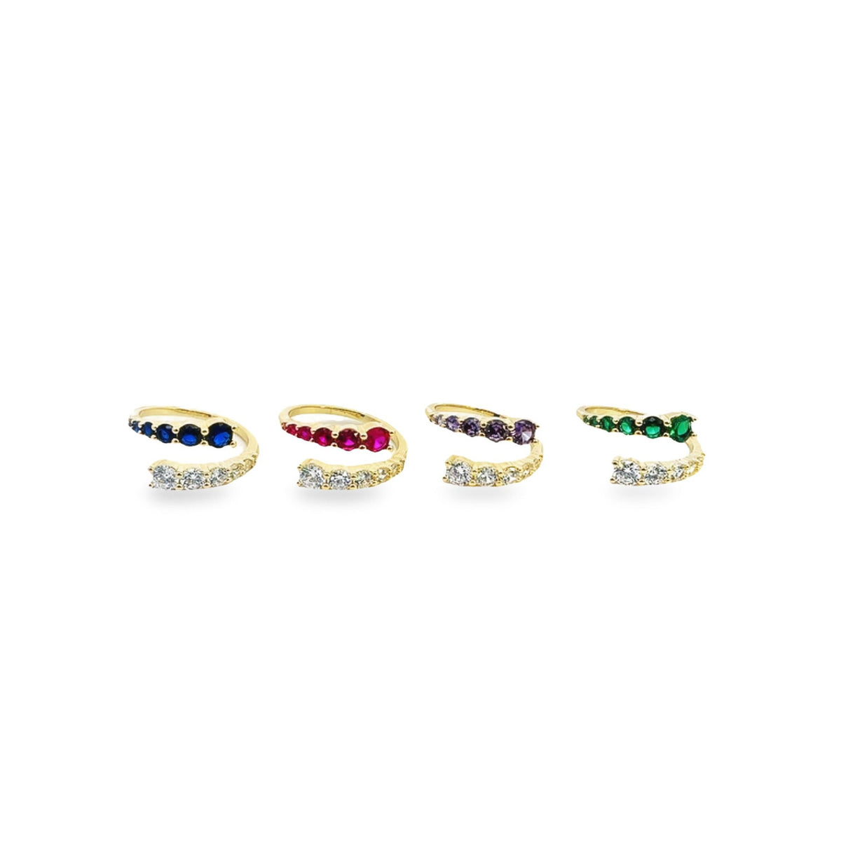 CZ Adjustable Ring (D126) MIA Jewelry