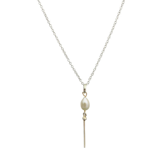 Freshwater Pearl Bar Necklace Allpa