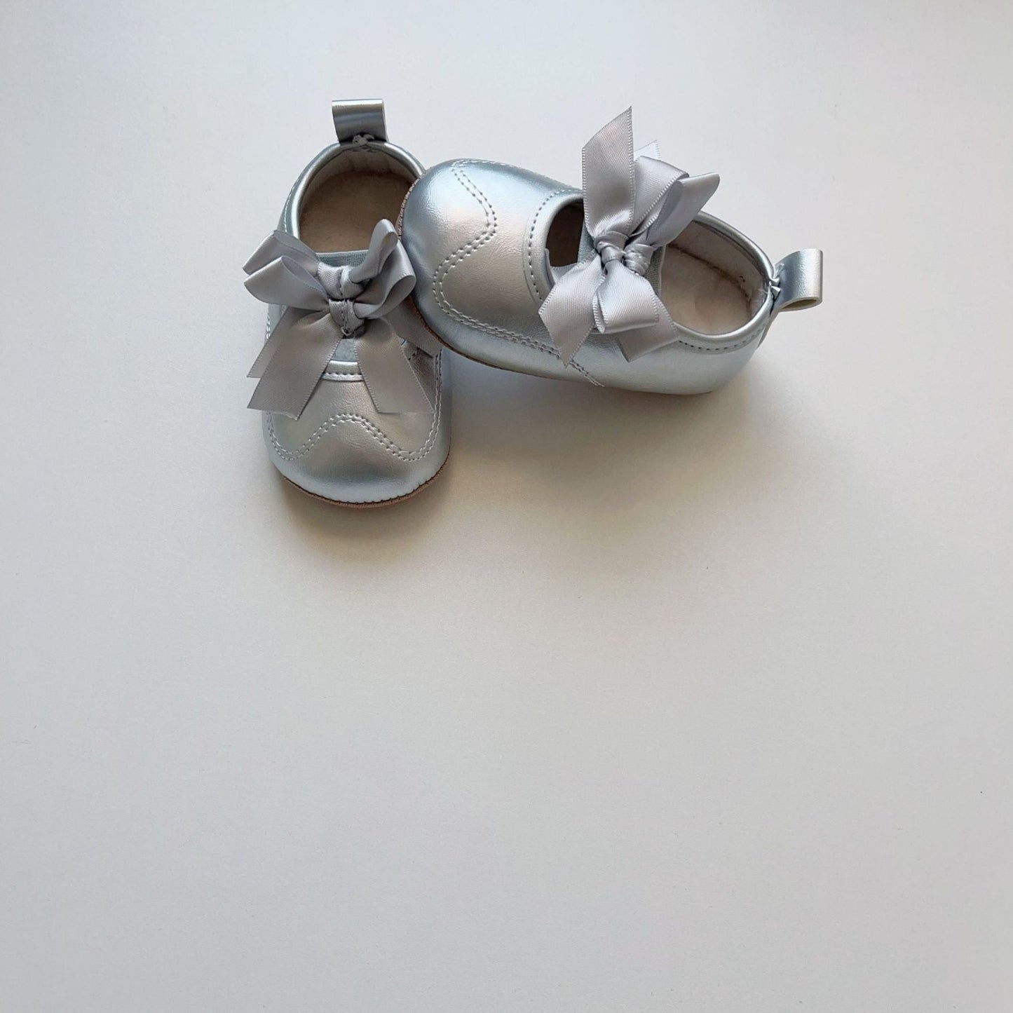 Winter and Autumn Baby Girl Fashion Solid Color Butterfly-bow Decorated Toddler Soft-Sole Anti-slip Walking Shoes Tux-USA