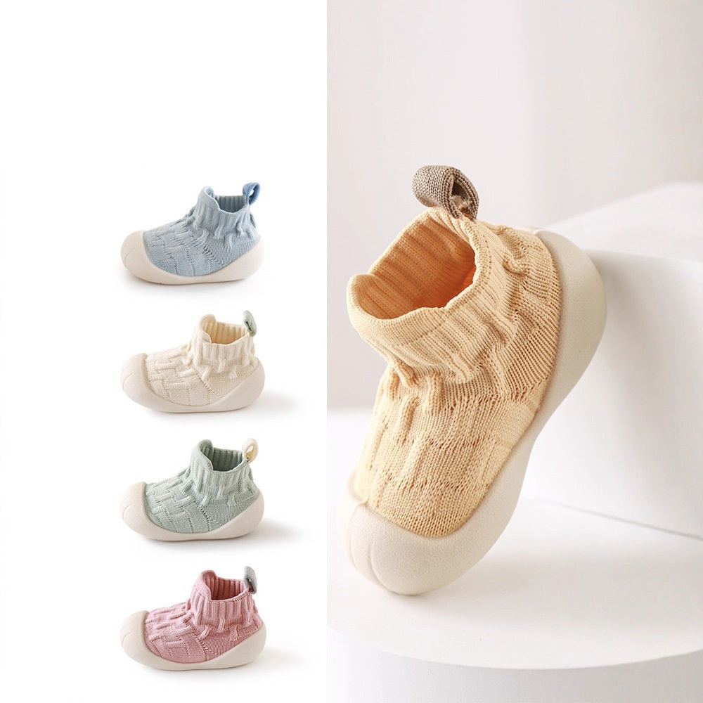 Unisex Patchwork Jacquard Pattern Soft-Sole Walking Shoes Tux-USA