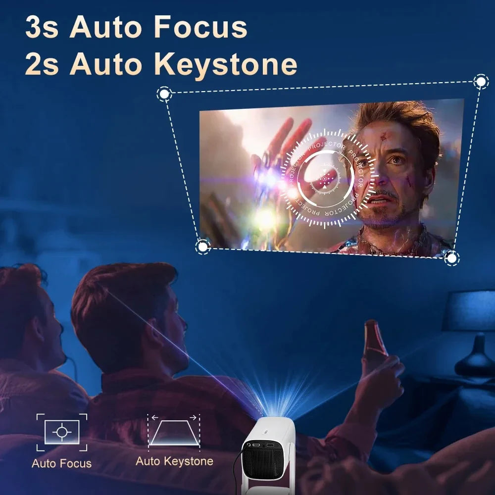 Portable 4K Android Projector Best YouTube Store
