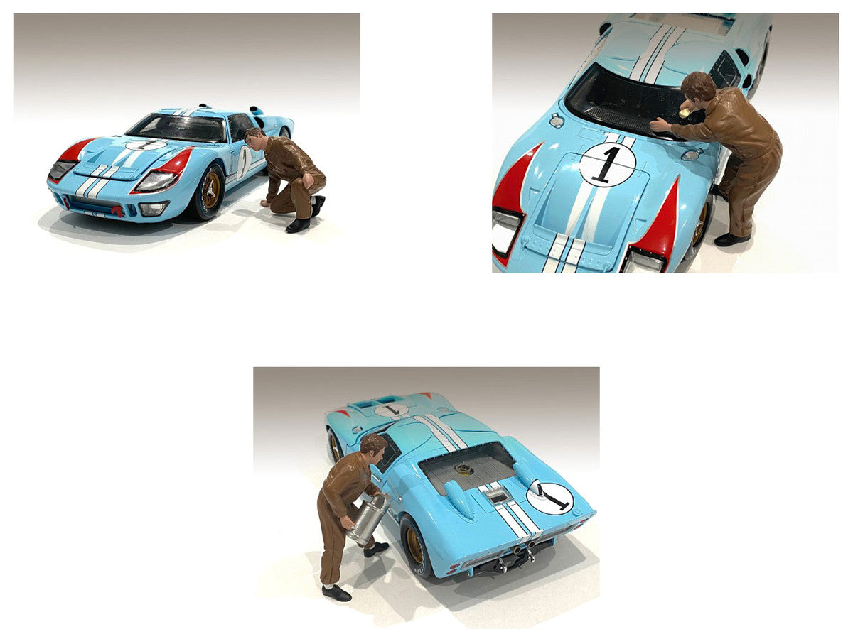 "Race Day 1" 6 piece Figurine Set for 1/18 Scale Models by American Diorama American Diorama
