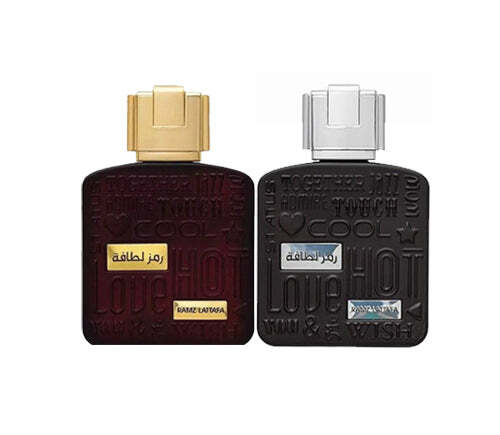 Lattafa Ramz Gold + Lattafa Ramz Silver Bundle W2B