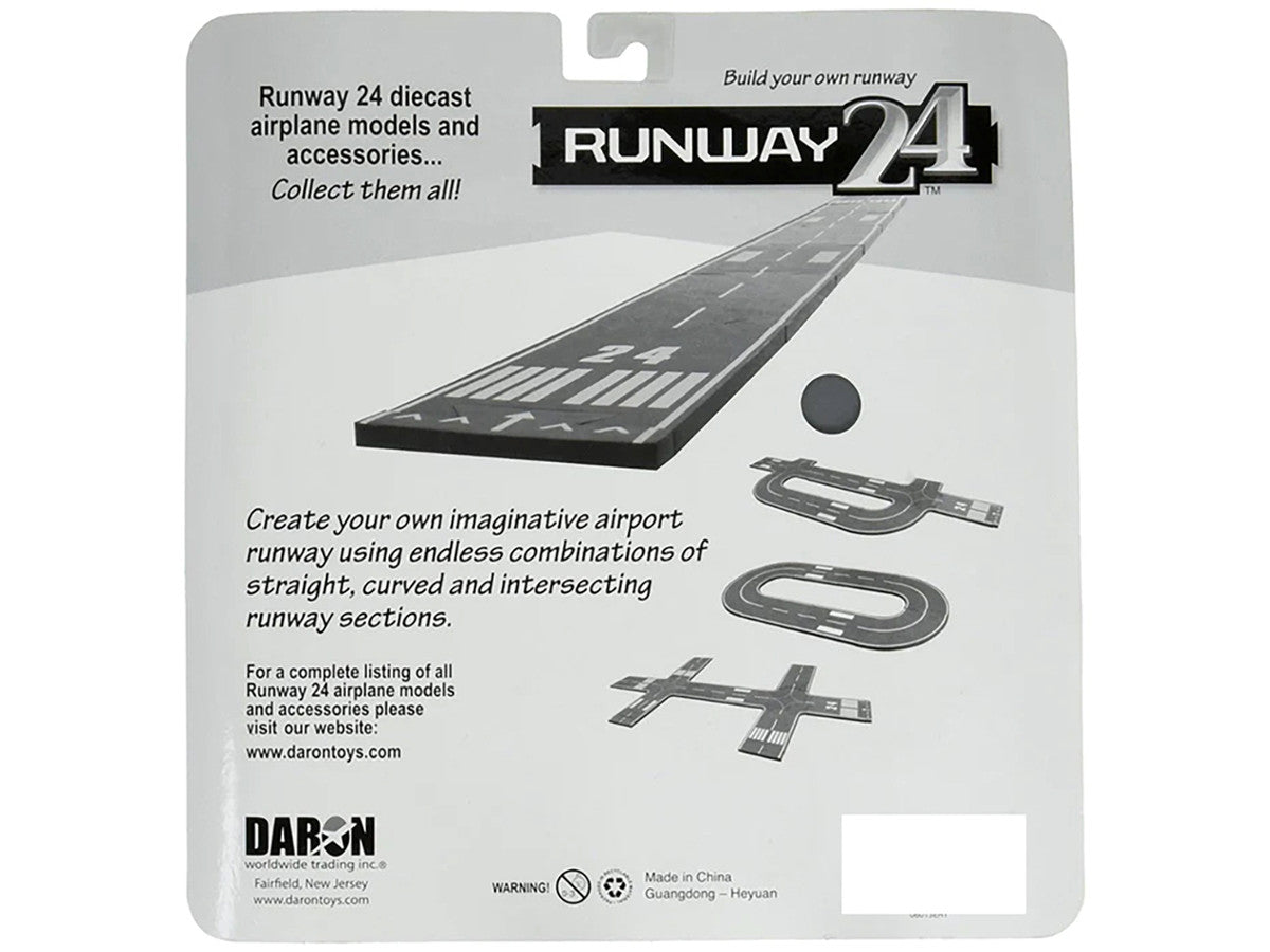 Runway Straight Sections 3 Piece Set for Diecast Models by Runway24 Runway24