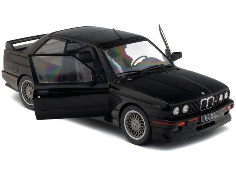 1990 BMW E30 Sport Evo Black 1/18 Diecast Model Car by Solido Solido