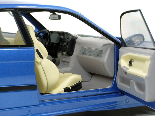 1994 BMW E36 M3 Blue Estoril Metallic 1/18 Diecast Model Car by Solido Solido