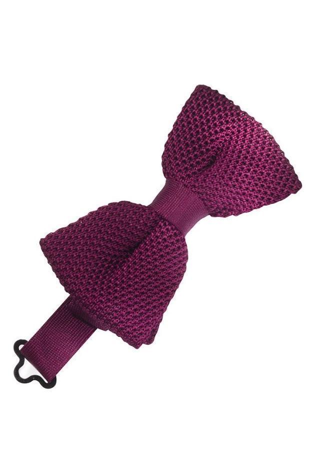 Silk Knit Bow Tie Tux-USA