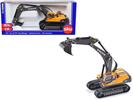 Volvo EC290 Hydraulic Excavator Yellow 1/50 Diecast Model by Siku SIKU