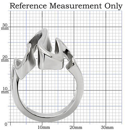TK152 - High polished (no plating) Stainless Steel Ring with No Stone-1
