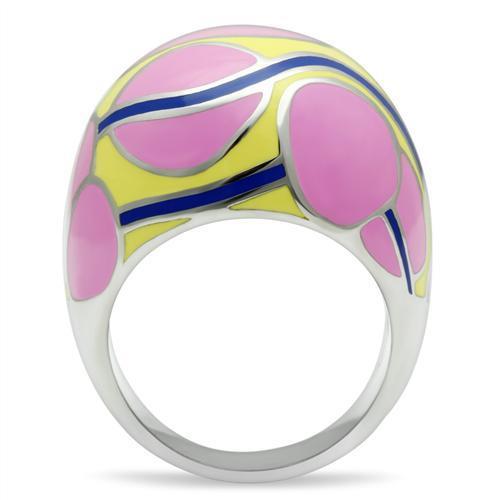 TK250 - High polished (no plating) Stainless Steel Ring with No Stone Alamode