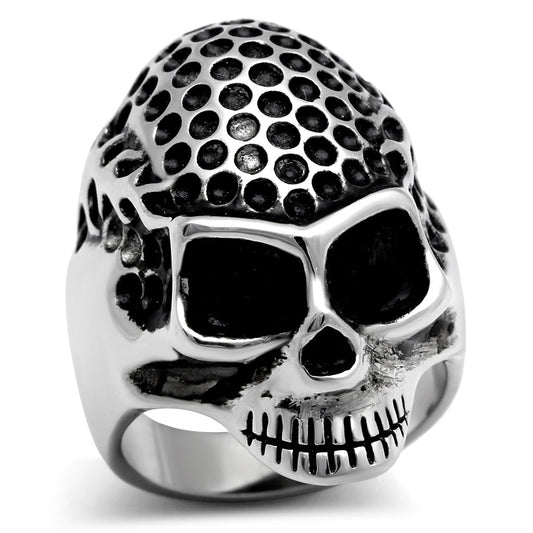TK306 - High polished (no plating) Stainless Steel Ring with No Stone-0