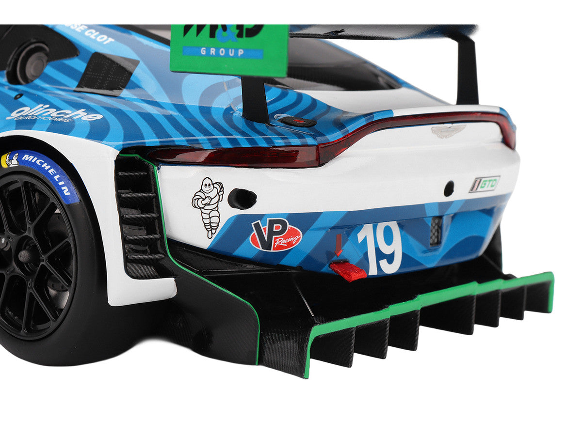 Aston Martin Vantage GT3 EVO #19 Valentin Hasse-Clot - Anthony McIntosh - Maxime Robin - Rory van der Steur "van der Steur Racing" IMSA "24 Hours of Daytona" (2025) 1/18 Model Car by Top Speed Top Speed