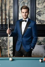 "Vermont" Indigo Blue Tuxedo Jacket Tux-USA