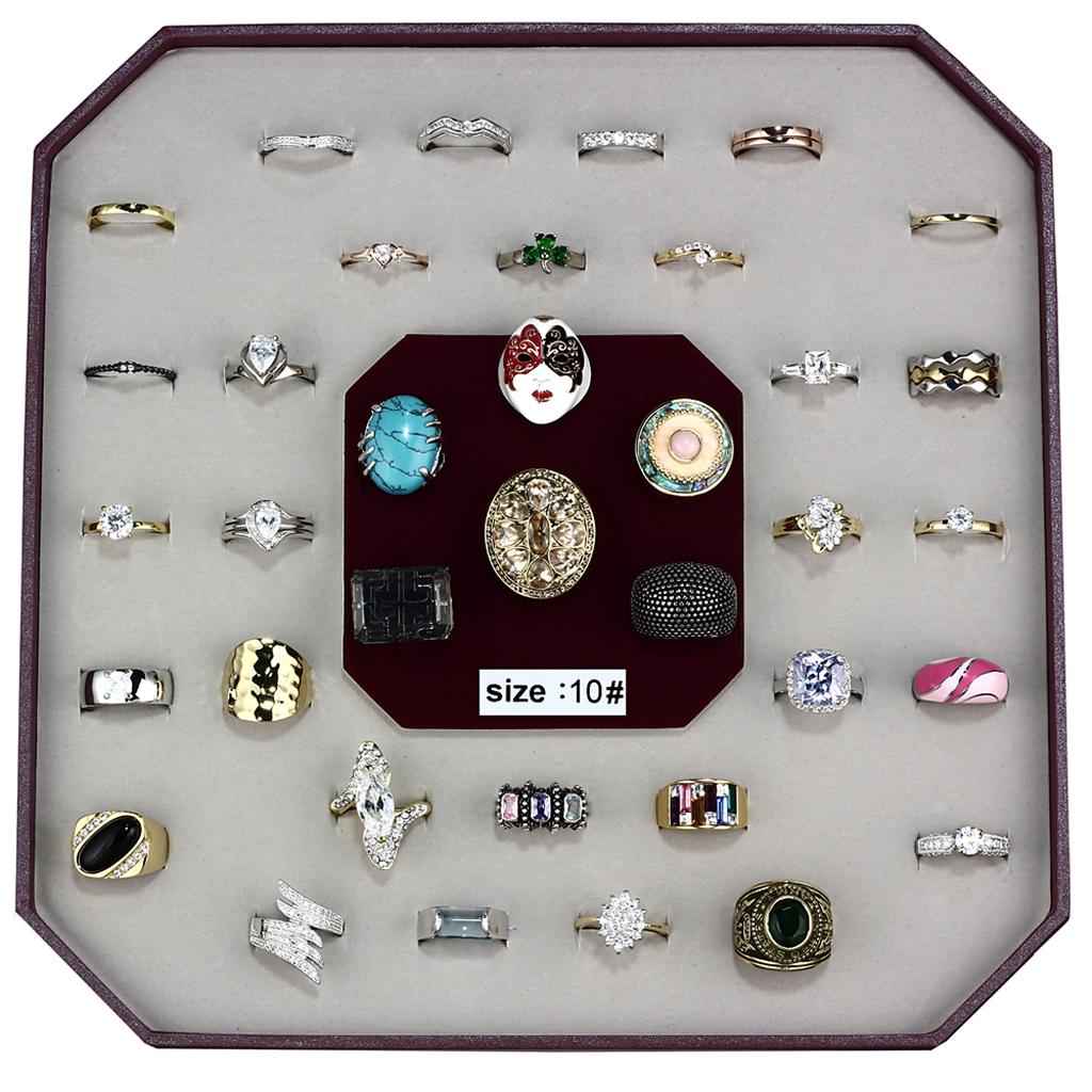 VK-001-SIZE10 - Assorted Brass Ring with Assorted  in Assorted-0