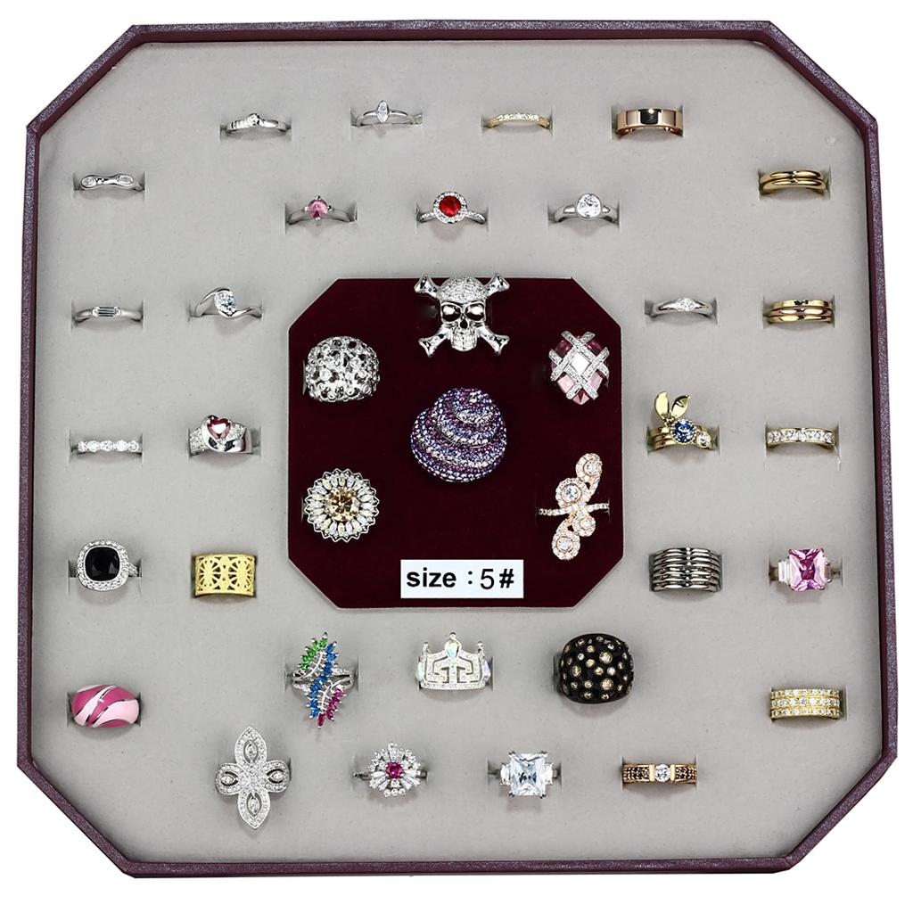 VK-001-SIZE5 - Assorted Brass Ring with Assorted  in Assorted-0