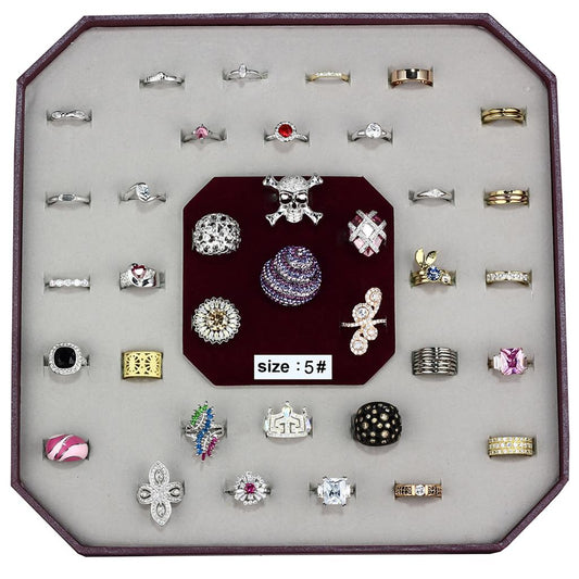 VK-001-SIZE5 - Assorted Brass Ring with Assorted  in Assorted-0