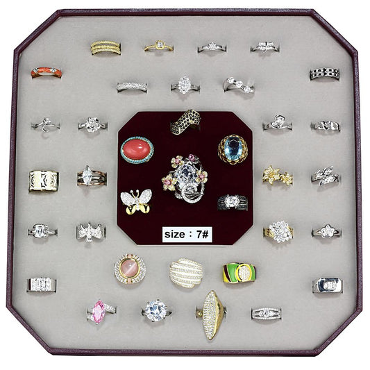 VK-012-SIZE7 - Assorted Brass Ring with Assorted  in Assorted-0