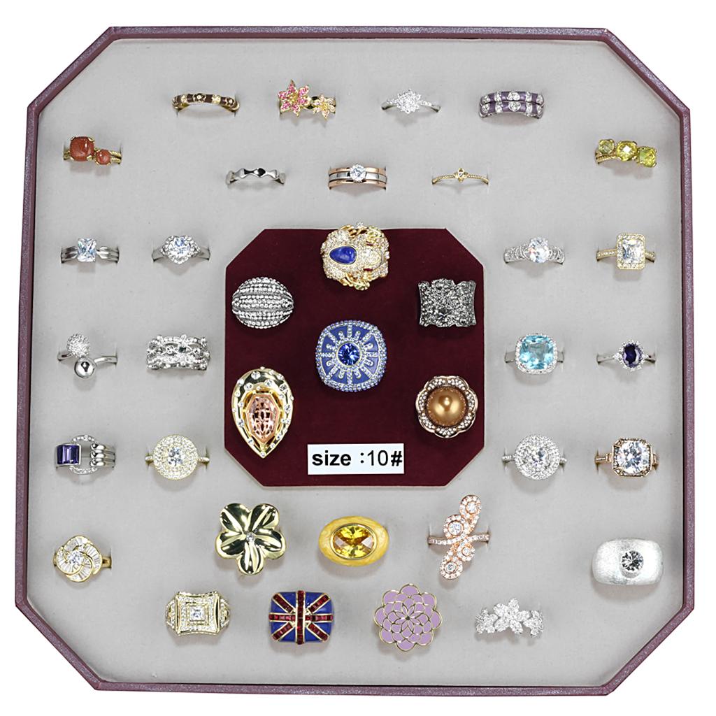 VK-014-SIZE10 - Assorted Brass Ring with Assorted  in Assorted-0