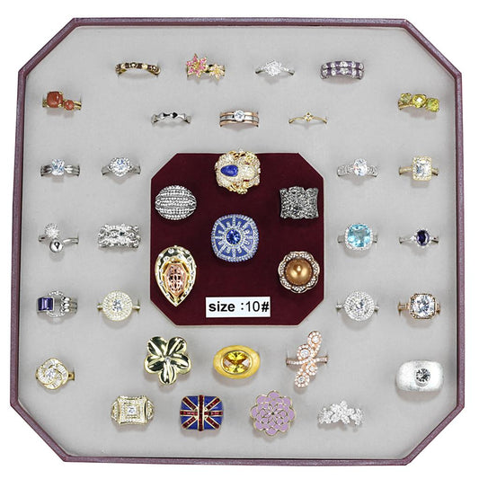 VK-014-SIZE10 - Assorted Brass Ring with Assorted  in Assorted-0
