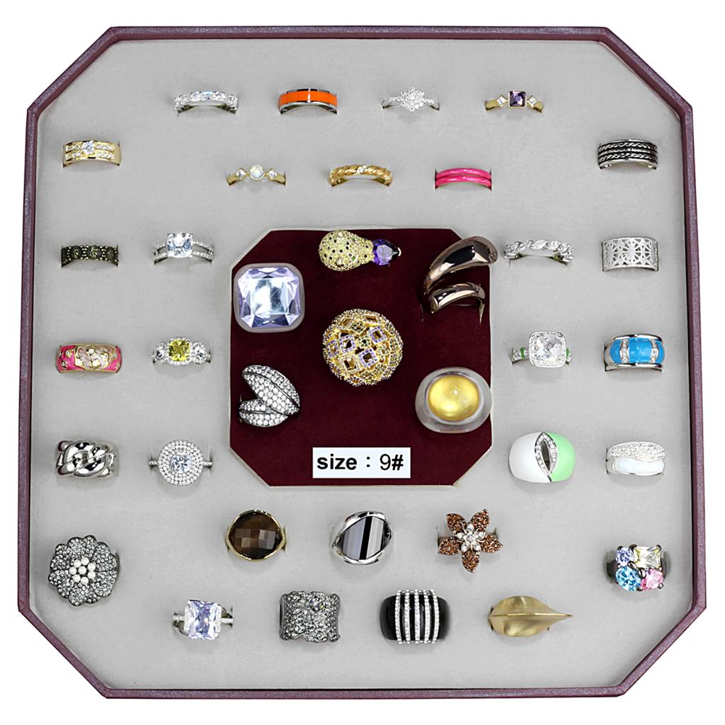 VK-019-SIZE9 - Assorted Brass Ring with Assorted  in Assorted-0