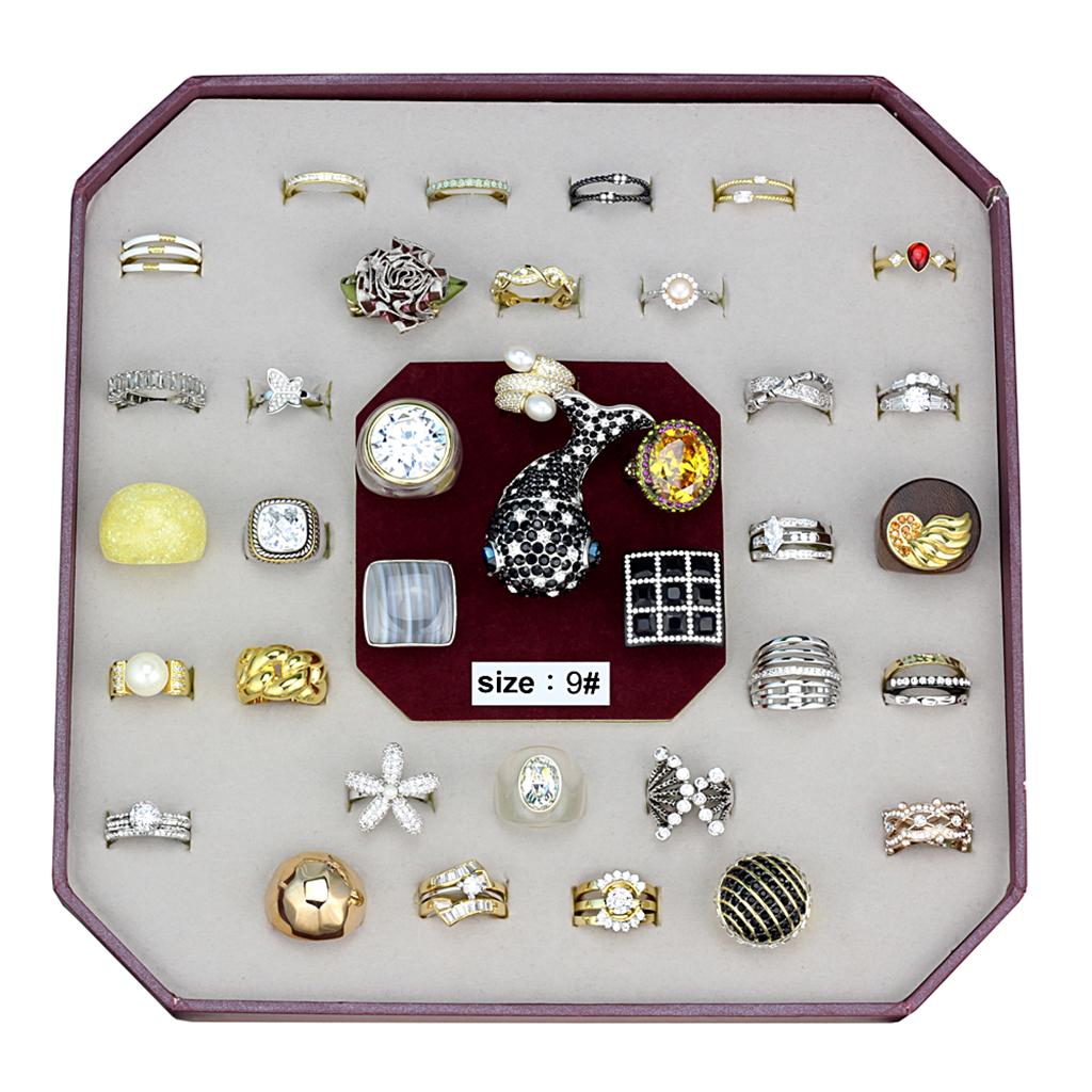 VK-024-SIZE9 - Assorted Brass Ring with Assorted  in Assorted-0