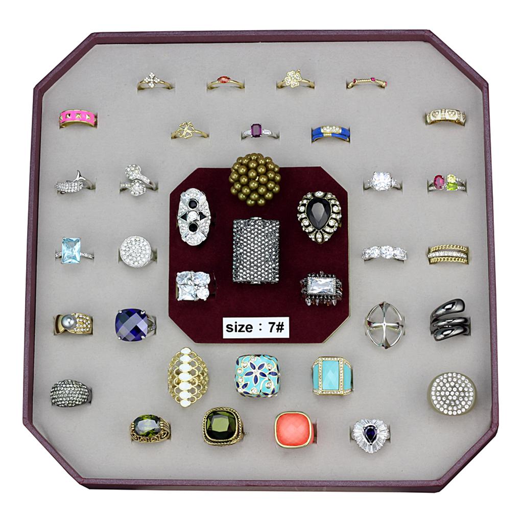 VK-032-SIZE7 - Assorted Brass Ring with Assorted  in Assorted-0
