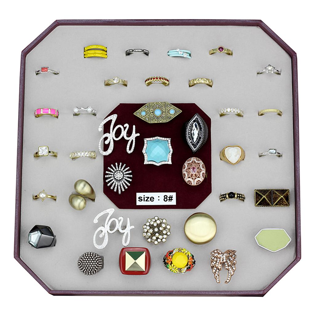VK-051-SIZE8 - Assorted Brass Ring with Assorted  in Assorted-0