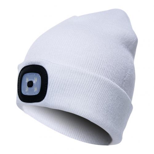 Unisex Autumn Winter LED Lighted Cap Warm Beanies Outdoor Fishing Running Beanie Hat Flash headlight Camping Climbing Caps
