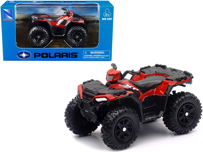 Polaris Sportsman XP1000 Mini ATV Red and Black Diecast Model by New Ray