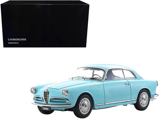 Alfa Romeo Giulietta Sprint Light Blue 1/18 Diecast Model Car by Kyosho