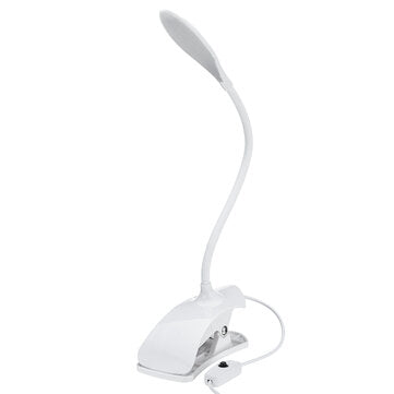 1pcs Flexible LED Desk Clip-on Lamp Bed Beside Eye Protection Reading USB Table Light