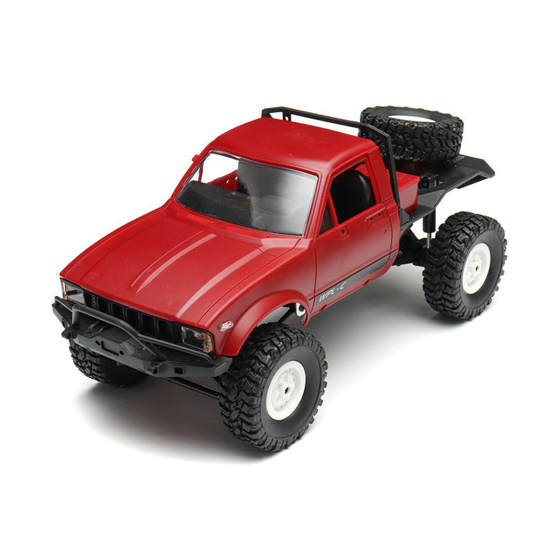 1/16 2.4G 4WD Off Road RC Military Car Rock Crawler Truck With Front LED RTR Toys