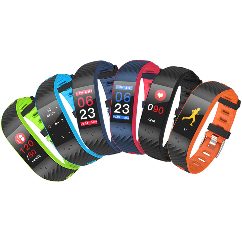 P4 bluetooth Upgraded Version Heart Rate Blood Pressure Monitor Smartband for Mobile Phone