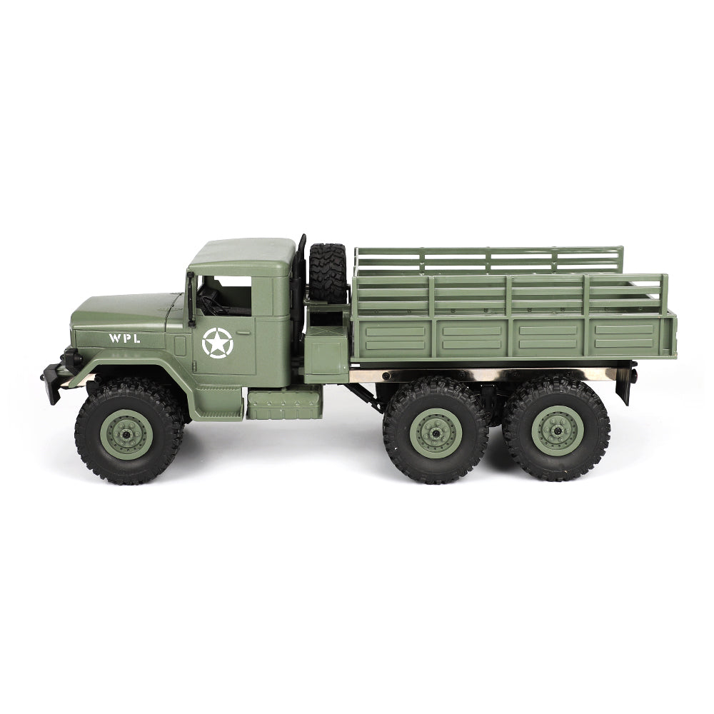 WPL B16 1/16 2.4G 6WD Military Truck Crawler Off Road RC Car With Light RTR