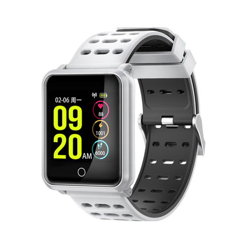 N88 1.3 inch Large Screen IP68 Waterproof Smart Bracelet Blood Pressure Heart Rate Smart Watch