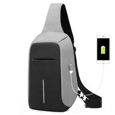 KAKA 99018 Unisex Fashion Messenger Bags 3D Trunk Pattern Chest Packs Waterproof Shoulder Backpack